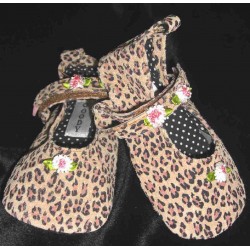 Infant Leopard Print Leather Soft Shoes